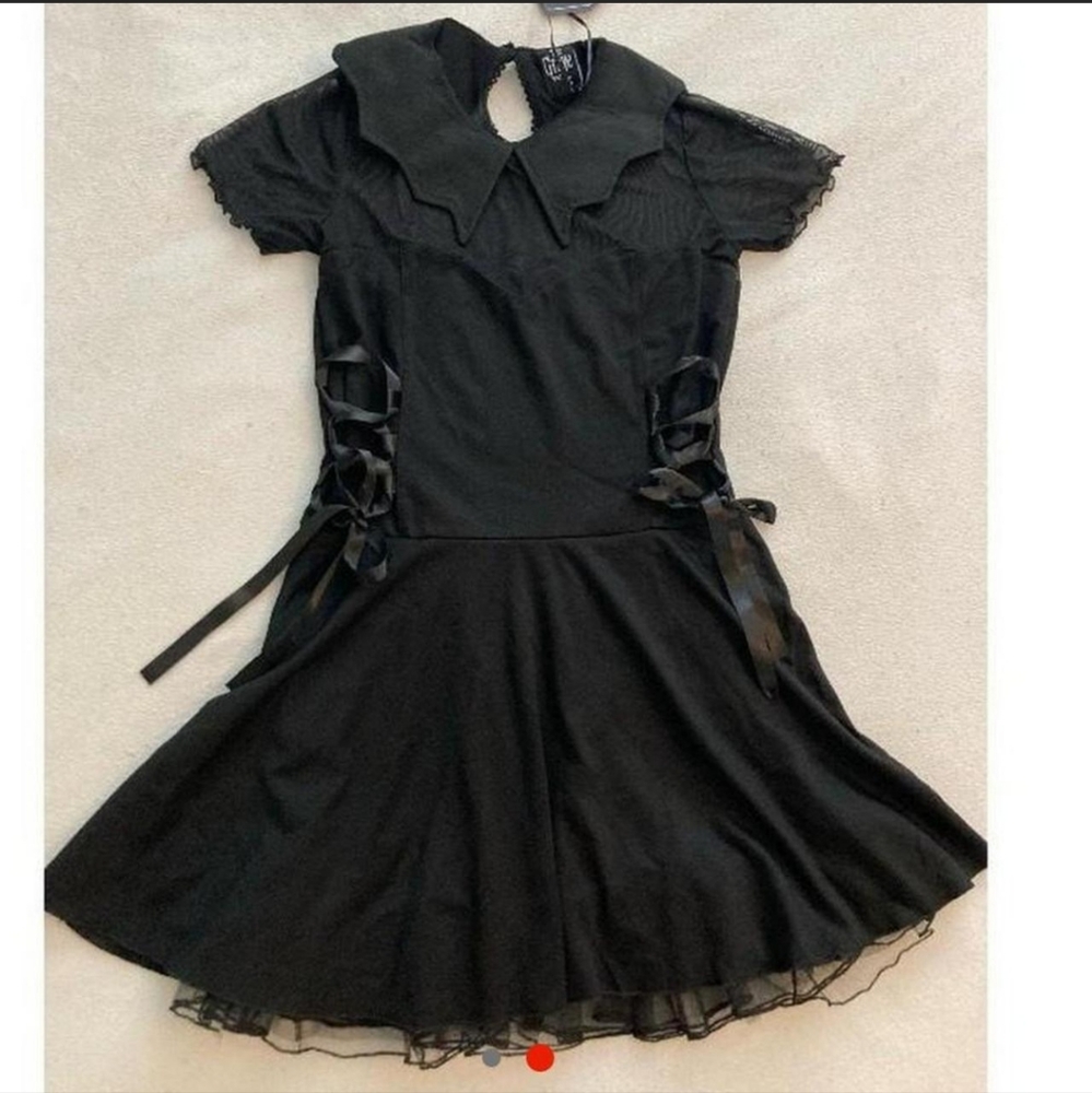 Dollskill bat wing collar dress